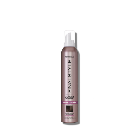 MONTIBELLO FINALSTYLE koloryzująca pianka do włosów 320 ml | Brown