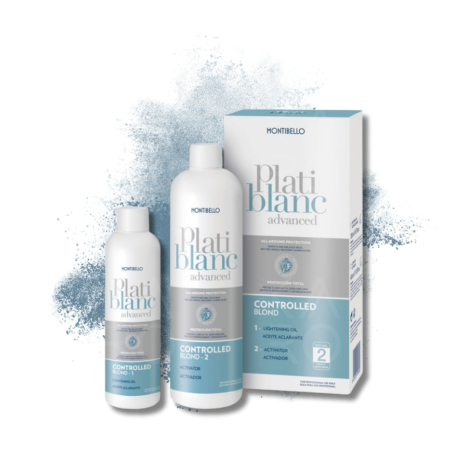 MONTIBELLO PLATIBLANC Controlled Blond zestaw rozjaśniający 200 ml + 400 ml - 2