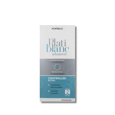 MONTIBELLO PLATIBLANC Controlled Blond zestaw rozjaśniający 200 ml + 400 ml - 3