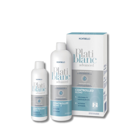 MONTIBELLO PLATIBLANC Controlled Blond zestaw rozjaśniający 200 ml + 400 ml