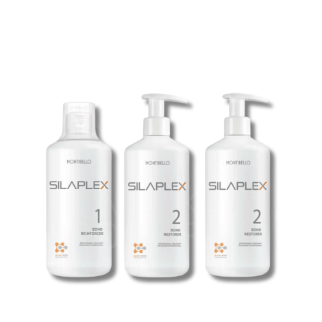 MONTIBELLO SILAPLEX No.1 + No. 2 zestaw wzmacniający do włosów 3 x 500 ml