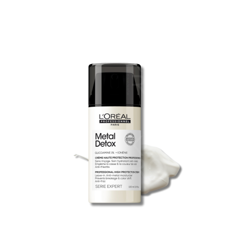 L'OREAL METAL DETOX ochronny krem wygładzający przeciw puszeniu 100 ml - 2