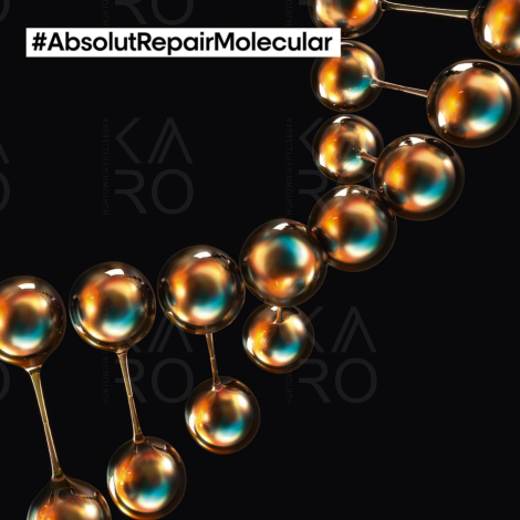 L'OREAL ABSOLUT REPAIR MOLECULAR Glacial Utopia zestaw szampon + serum - 5