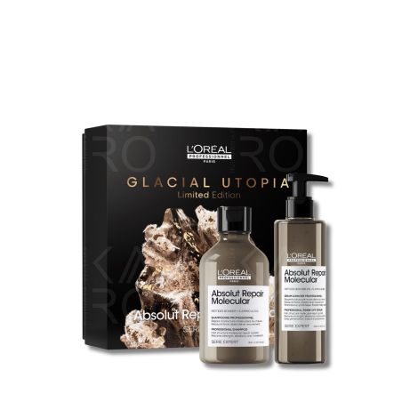 L'OREAL ABSOLUT REPAIR MOLECULAR Glacial Utopia zestaw szampon + serum