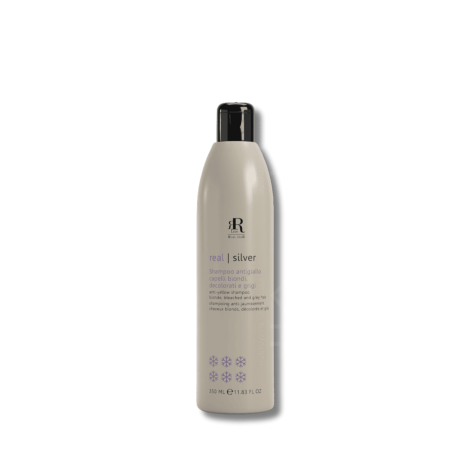RR LINE REAL SILVER szampon przeciw żółtym tonom do włosów blond 350 ml