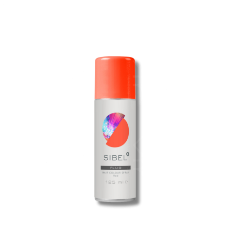 SIBEL HAIR COLOUR SPRAY Fluo lakier fluorescencyjny 125 ml | Czerwony