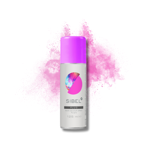 SIBEL HAIR COLOUR SPRAY Fluo lakier fluorescencyjny 125 ml | Fioletowy - 2