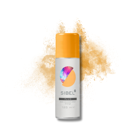 SIBEL HAIR COLOUR SPRAY Fluo lakier fluorescencyjny 125 ml | Pomarańczowy - 2