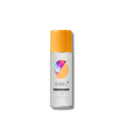 SIBEL HAIR COLOUR SPRAY Fluo lakier fluorescencyjny 125 ml | Pomarańczowy