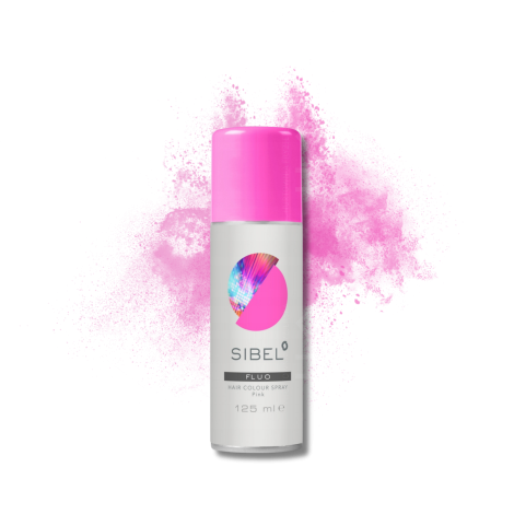 SIBEL HAIR COLOUR SPRAY Fluo lakier fluorescencyjny 125 ml | Różowy - 2