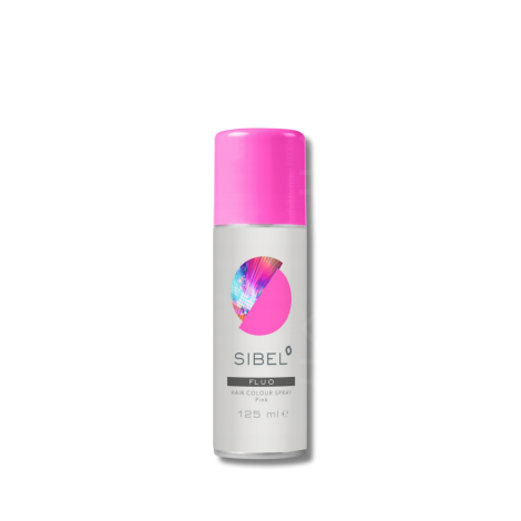 SIBEL HAIR COLOUR SPRAY Fluo lakier fluorescencyjny 125 ml | Różowy