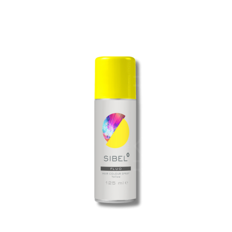 SIBEL HAIR COLOUR SPRAY Fluo lakier fluorescencyjny 125 ml | Żółty