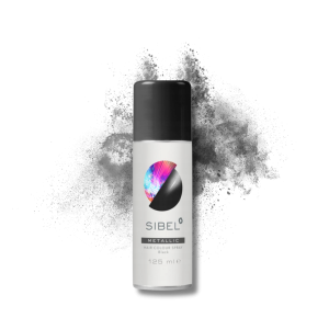 SIBEL HAIR COLOUR SPRAY Metallic lakier metaliczny 125 ml | Czarny - image 2