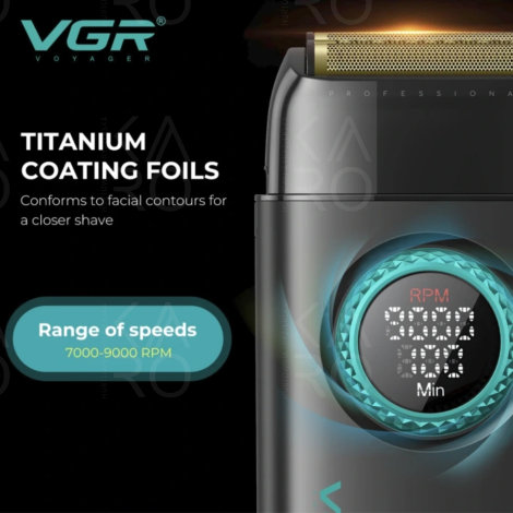 VGR PRO 4IN1 zestaw w walizce maszynka + trymer + golarka + suszarka - 6