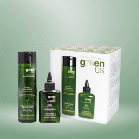 GENUS GREENUS CURATIVE zestaw naturalnej kuracji skalpu szampon + lotion - 3