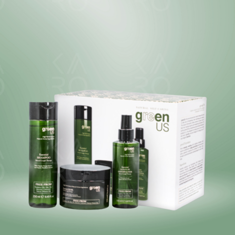 GENUS GREENUS ESSENTIAL wzmacniający zestaw szampon + odżwka + serum - 3