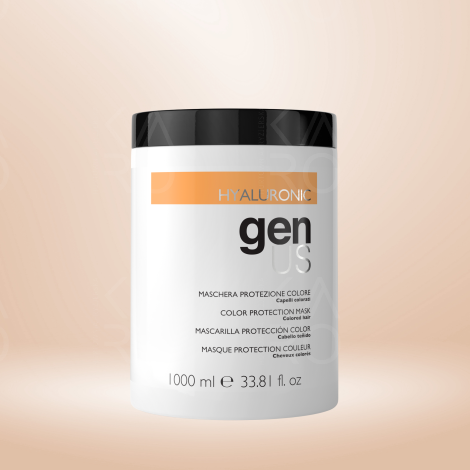 GENUS HYALURONIC wygładzająca maska do włosów farbowanych 1000 ml - 3