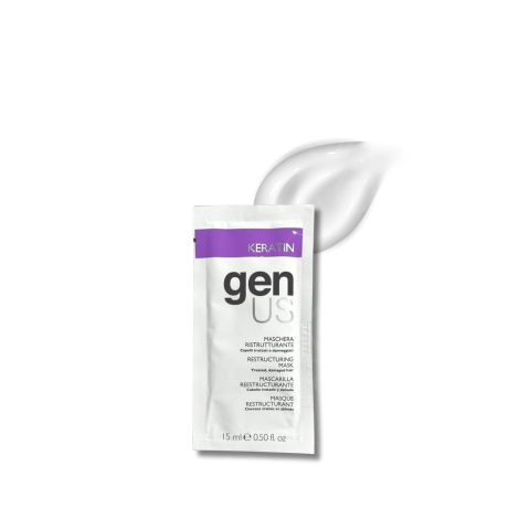 GENUS KERATIN regenerująca maska do włosów uszkodzonych 15 ml - 2