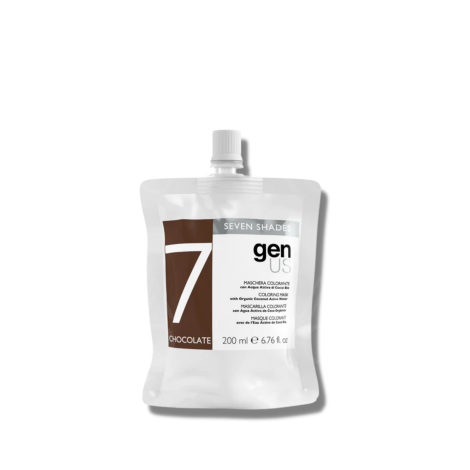 GENUS SEVEN SHADES maska koloryzująca z wodą organiczną 200 ml | Chocolate