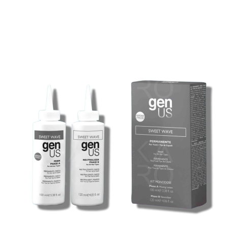 GENUS SWEET WAVE zestaw do trwałej ondulacji lotion A 100 ml + B 120 ml
