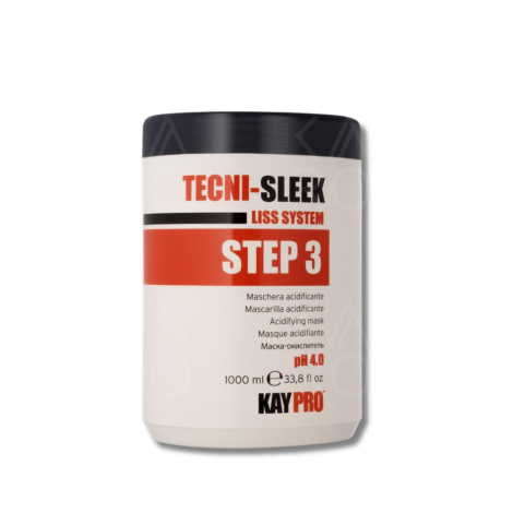 KAYPRO TECNI-SLEEK 3 zakwaszająca maska utleniająca do włosów 1000 ml