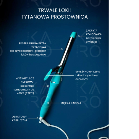 MOROCCANOIL TOOLS Everlasting Curl tytanowa lokówka do włosów 25 mm - 3