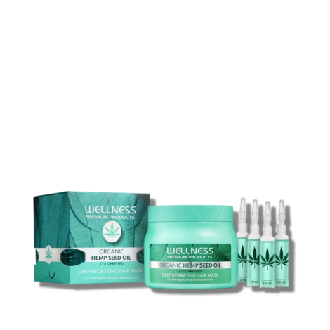 WELLNESS PREMIUM DEEP HYDRATING nawilżająca maska 500 ml + 4 x ampułka