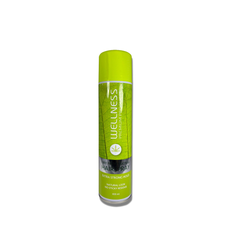 WELLNESS PREMIUM HAIRSPRAY utrwalający lakier do włosów bardzo mocny 400 ml