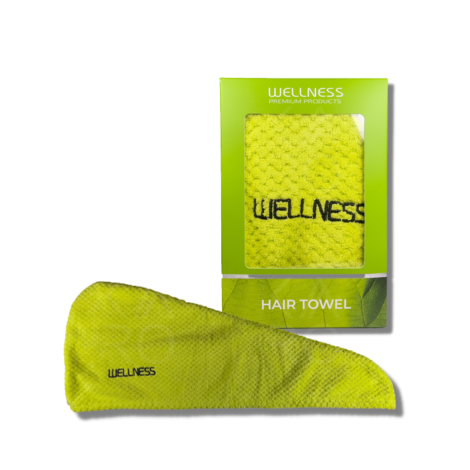 WELLNESS PREMIUM turban do włosów | Zielony