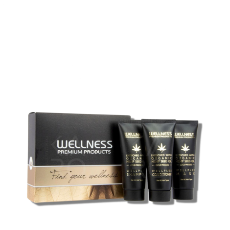 WELLNESS PREMIUM WELLPLEX mini zestaw regenerujący do włosów 3 x 50 ml