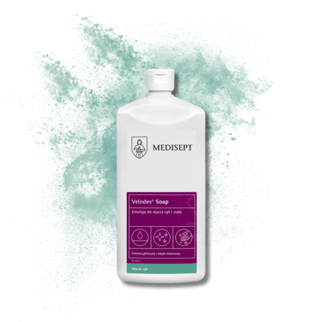MEDISEPT VELODES Soap emulsja do mycia rąk i ciała 500 ml - 2