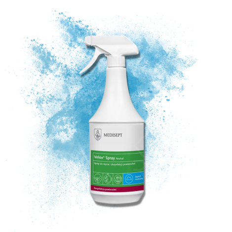 MEDISEPT VELOX Spray Neutral do mycia i dezynfekcji powierzchni 1000 ml - 2