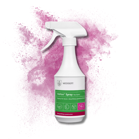 MEDISEPT VELOX Spray Tea Tonic do mycia i dezynfekcji powierzchni 1000 ml - 2