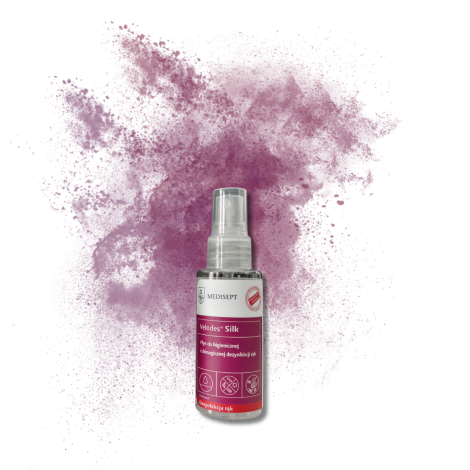 MEDISEPT VELODES Silk płyn do dezynfekcji rąk w sprayu 50 ml - 2