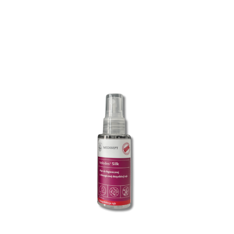 MEDISEPT VELODES Silk płyn do dezynfekcji rąk w sprayu 50 ml