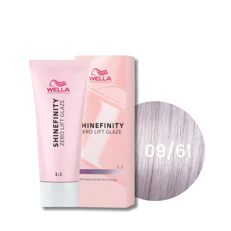 WELLA SHINEFINITY Zero Lift Glaze półtrwała farba do włosów 60 ml | 09/61