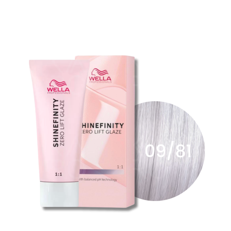 WELLA SHINEFINITY Zero Lift Glaze półtrwała farba do włosów 60 ml | 09/81