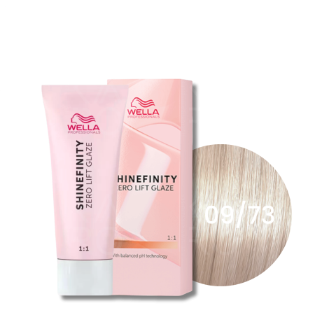 WELLA SHINEFINITY Zero Lift Glaze półtrwała farba do włosów 60 ml | 09/73