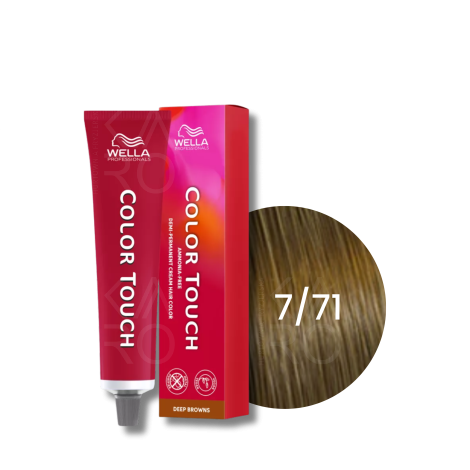 WELLA COLOR TOUCH tonująca półtrwała farba do włosów 60 ml | 7/71