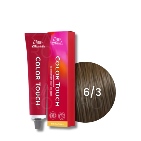 WELLA COLOR TOUCH tonująca półtrwała farba do włosów 60 ml | 6/3