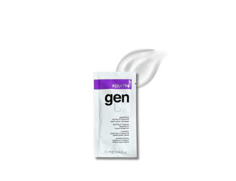 GENUS KERATIN szampon regenerujący do włosów uszkodzonych 15 ml - 2