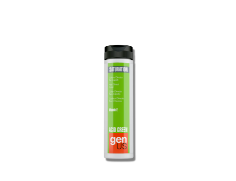 GENUS SATURATION toner koloryzujący w żelu bez amoniaku 150 ml | Acid Green