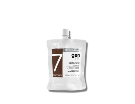 GENUS SEVEN SHADES maska koloryzująca z organiczną wodą 200 ml | Chocolate