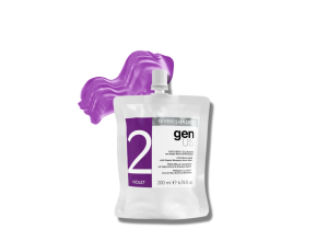 GENUS SEVEN SHADES maska koloryzująca z organiczną wodą 200 ml | Violet - image 2