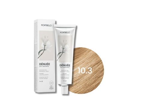 MONTIBELLO DENUEE naturalna farba do włosów bez amoniaku 60 ml | 10.3