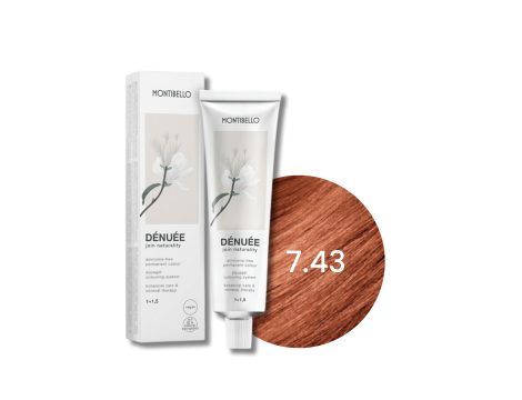 MONTIBELLO DENUEE naturalna farba do włosów bez amoniaku 60 ml | 7.43