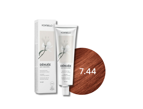 MONTIBELLO DENUEE naturalna farba do włosów bez amoniaku 60 ml | 7.44