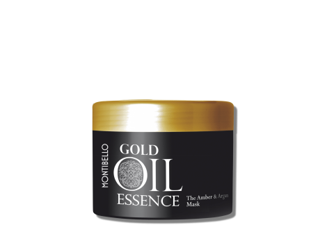 MONTIBELLO GOLD OIL ESSENCE maska bursztynowo arganowa do włosów 500 ml