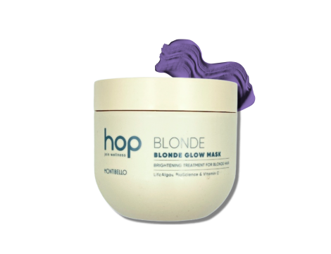 MONTIBELLO HOP Blonde Glow Mask maska do włosów blond 500 ml - 2