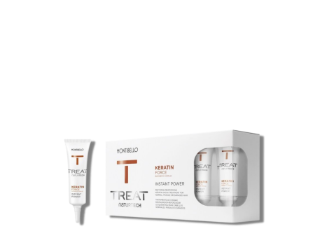 MONTIBELLO TREAT NATURTECH Keratin Force Instant Power ampułki 10 x 12 ml